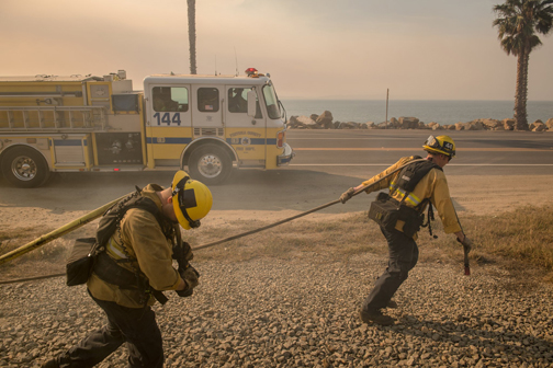 Wild Fires Reach San Diego
