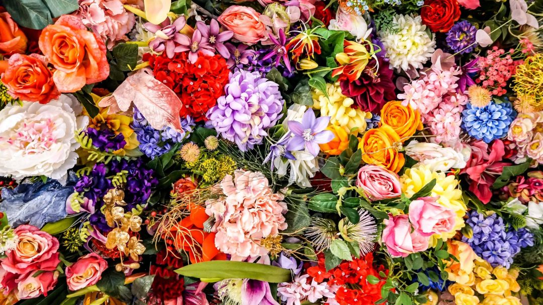 Love blooms with a variety of flowers